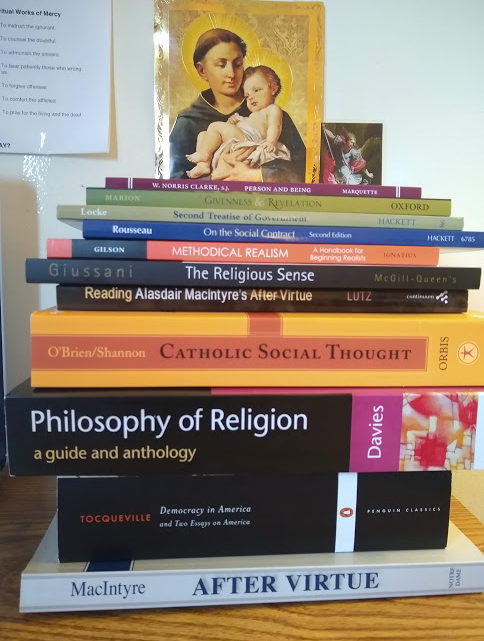 Books for My Last Semester of Philosophical Studies (Spring 2020)