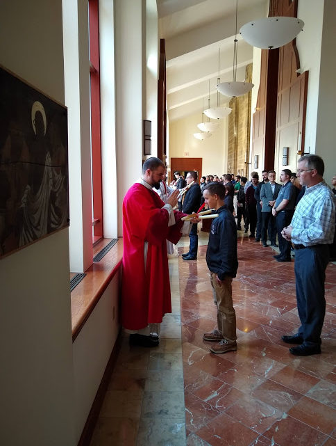 Blessing of Throats at the Seminary