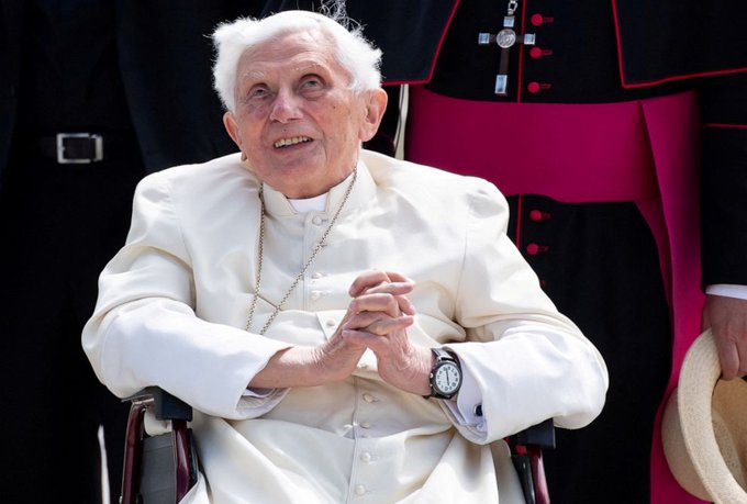 Goodbye Benedict XVI, good grandfather of the Church in our time.