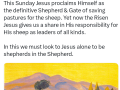 “Sunday in a TweetShell” for the Gospel for the 4th Sunday of Easter (Year A) [April 30, 2023] – Jn 10:1-10