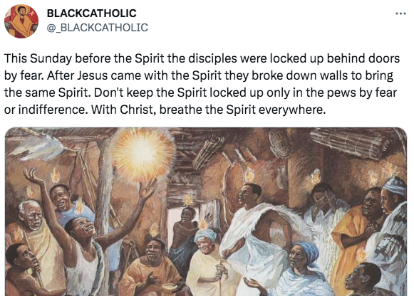 “Sunday in a TweetShell” for the Gospel for Pentecost Sunday (Year A) [May 28, 2023] – Jn 20:19-23