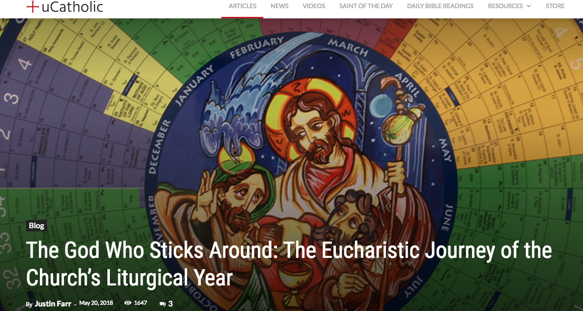 Prod. By BLACKCATHOLIC – 1:  “The God Who Sticks Around: The Eucharistic Journey of the Church’s Liturgical Year” (For uCatholic)
