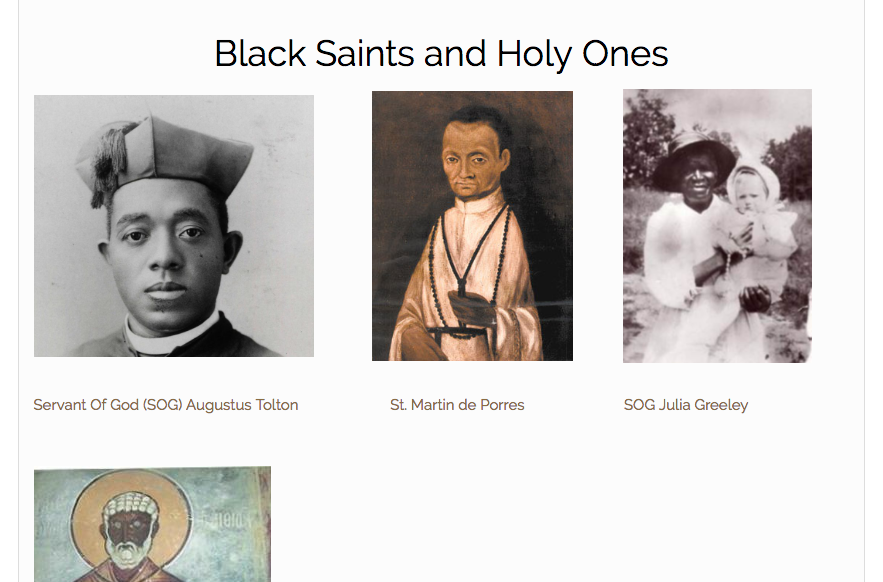 “Black (And Catholic) Like Me” Article-Series Introduction and Black Saints Page
